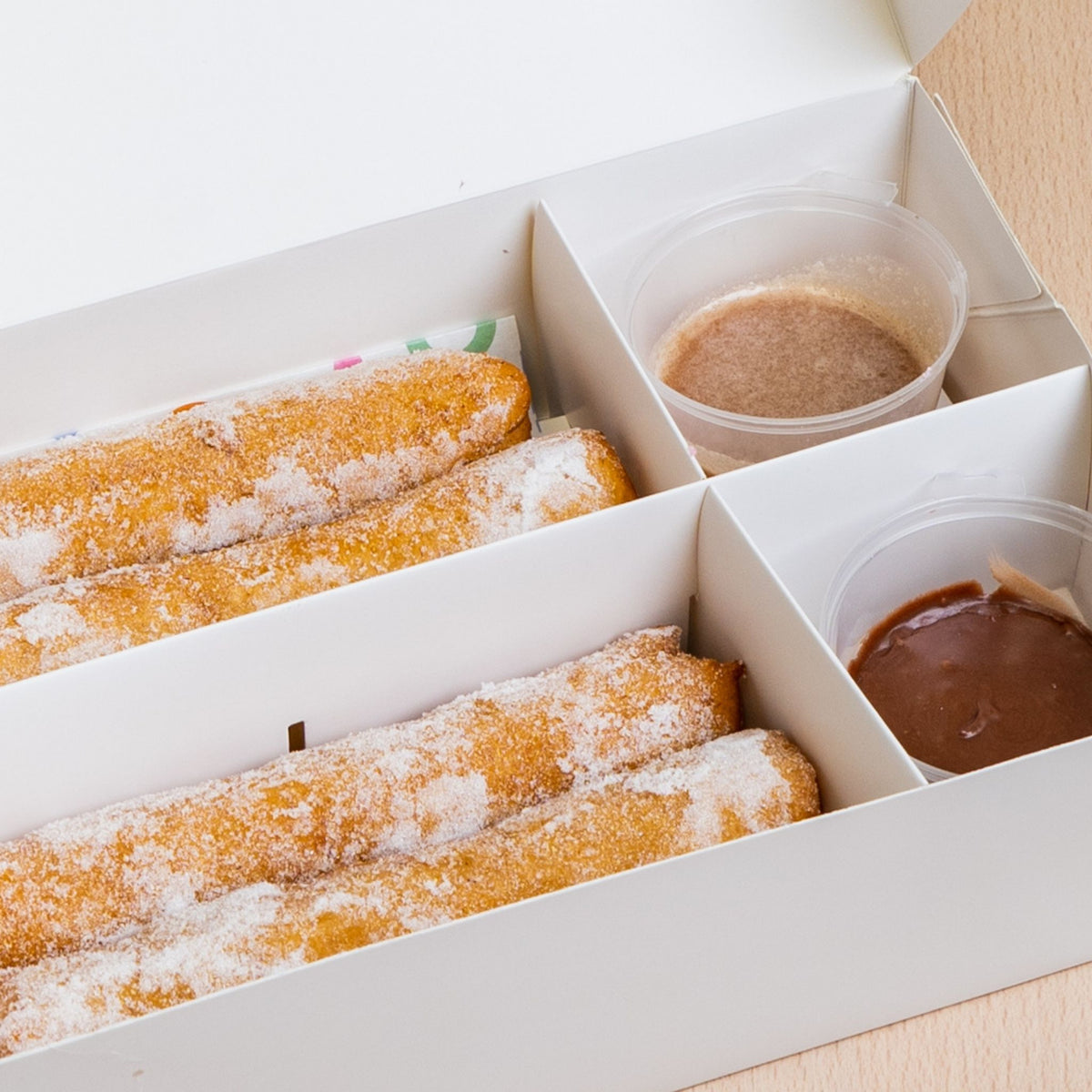 The Strips + Dips Box Borough 22 Doughnuts