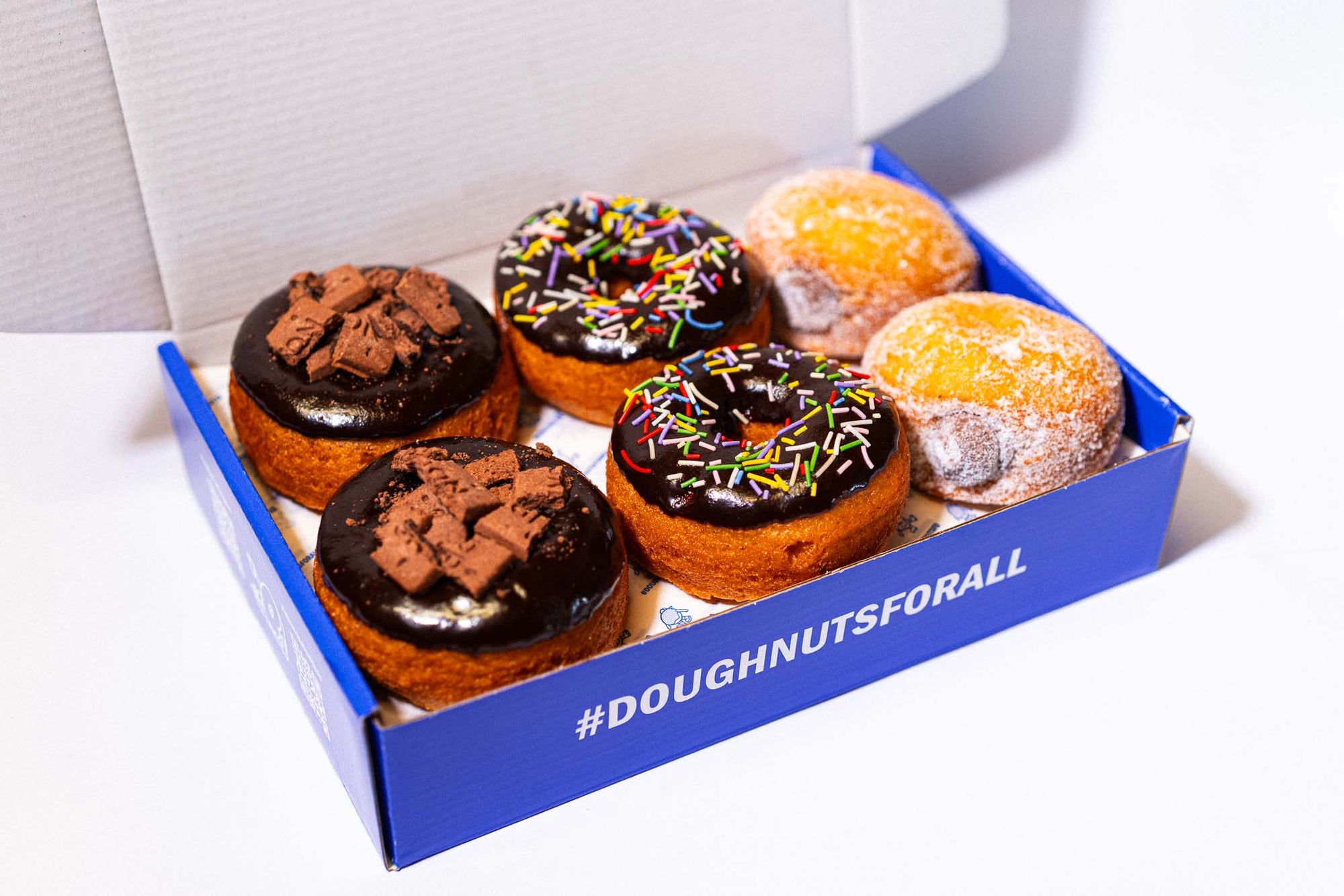 Gluten- and oat-free vegan chocolate doughnuts