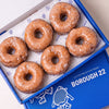 Open Borough 22 box of six gluten free vegan fried original glazed ring doughnuts